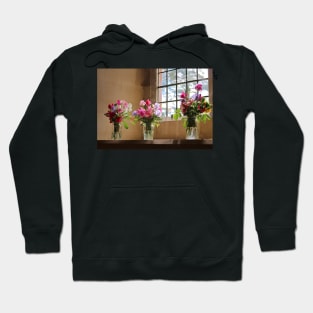 Sweet Pea Flowers Hoodie